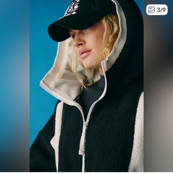 new FREE PEOPLE MOVEMENT hit the slopes heavy fleece jacket m - Picture 2 of 5